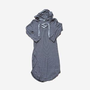 Striped Hoodie Dress